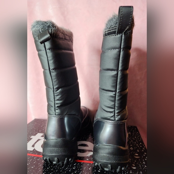 totes Lexi Women's Waterproof Snow Boots Pewter Size 7 - Picture 12 of 14